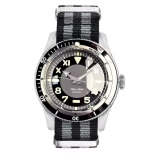 Reloj Tandorio Automático Negro/Plata
