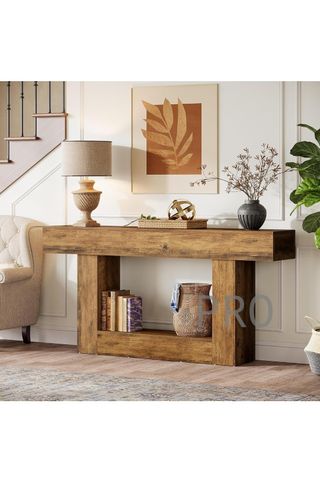 Mesa consola de 160 cm de largo Tribesigns
