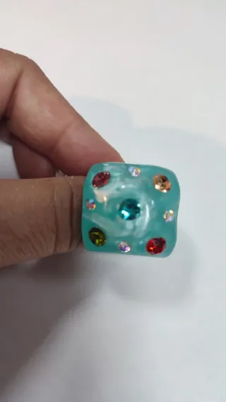 Anillo Mujer Multicolor con Brillantes