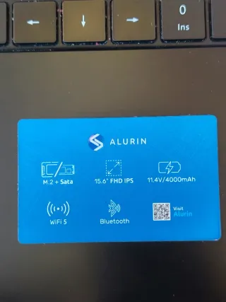 Portátil Alurin Flex Advance Negro