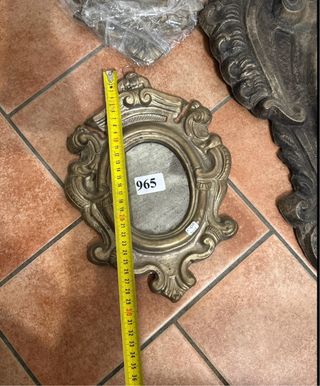 Set 5 Cornici Barocche Antiche Peltro