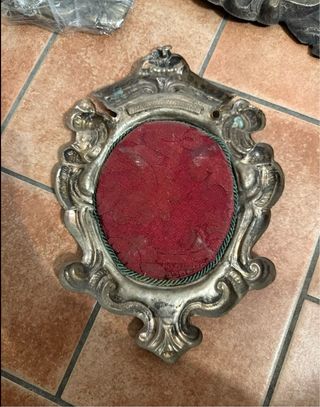 Set 5 Cornici Barocche Antiche Peltro