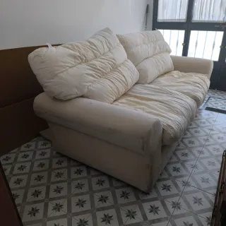 Regalo sofá beige de tela