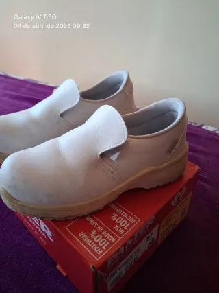 Zapatos de seguridad PANTER mujer blancos