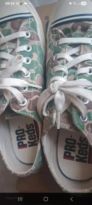 Pro-Keds Royal Lo Camo CVS GRN Scarpe Uomo Tg 40