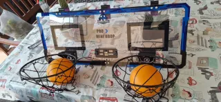 Mini Canasta Doble Baloncesto Pro