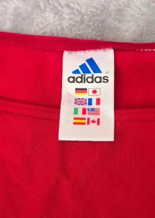 Top Adidas Deportivo Rojo Vintage 2002