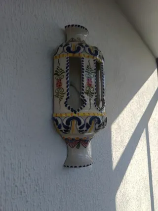 2 Lampade in ceramica e smalto