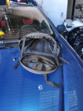 Bolsa portaobjetos para moto