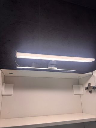 Mueble baño espejo y luz