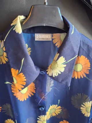 Camicia donna 3 SUISSES fantasia fiori