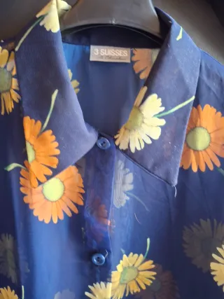 Camicia donna 3 SUISSES fantasia fiori