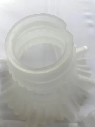 Set 3 Paralumi Vetro Satinato Bianco