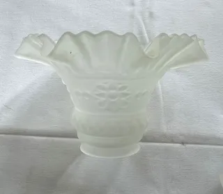 Set 3 Paralumi Vetro Satinato Bianco