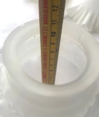 Set 3 Paralumi Vetro Satinato Bianco