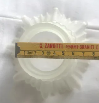 Set 3 Paralumi Vetro Satinato Bianco