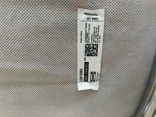 2 Sillas Comedor Ikea Lustebo Tela y Metal