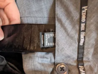Pantalón de vestir traje gris Pedro del Hierro