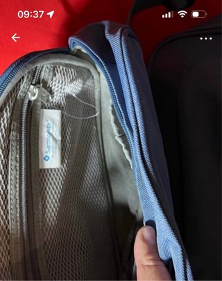 Set viaggio Samsonite blu