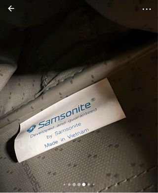 Set viaggio Samsonite blu