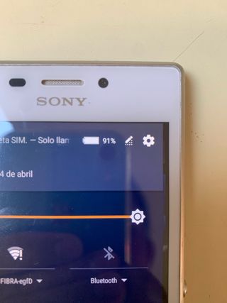 Sony Xperia Plata/Blanco