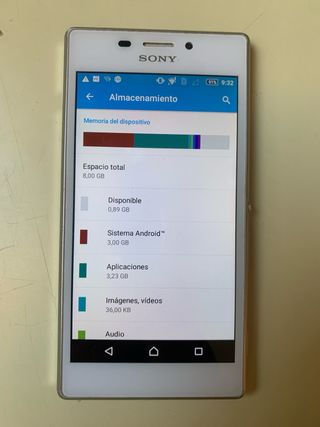 Sony Xperia Plata/Blanco