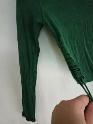 Top donna manica lunga verde