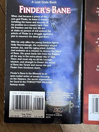 Lote 4 Livros Forgotten Realms: The Harpers (D&D)