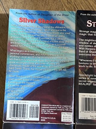 Lote 4 Livros Forgotten Realms: The Harpers (D&D)