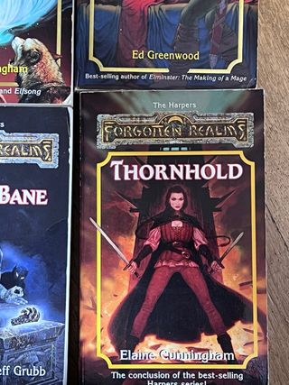 Lote 4 Livros Forgotten Realms: The Harpers (D&D)