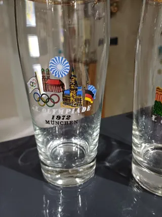 Bicchieri Olimpiadi Monaco 1972 Vintage