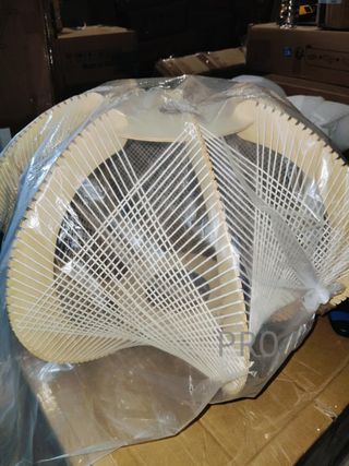 Lámpara de techo de ratán