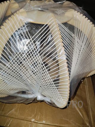 Lámpara de techo de ratán