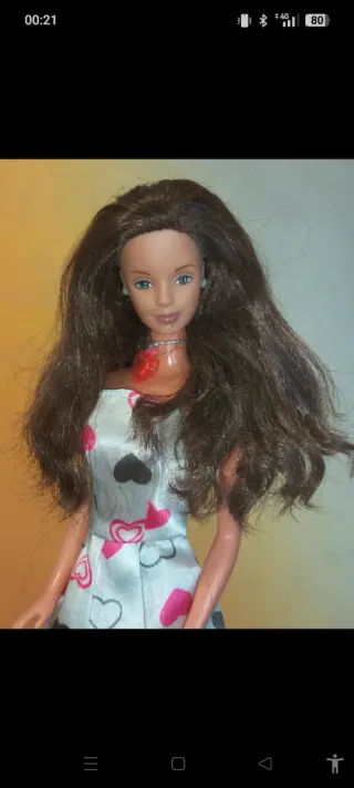Barbie con vestito a cuori