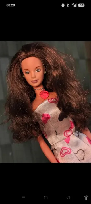 Barbie con vestito a cuori