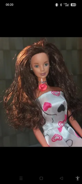 Barbie con vestito a cuori