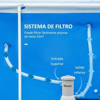 Depuradora Piscina Outsunny