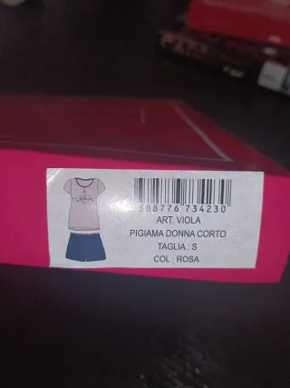 Pigiama Donna Tg S Rosa