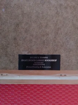 Cuadro artesanal hoja pintada pareja