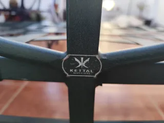 Sofá de Hierro Verde para Jardín/Terraza