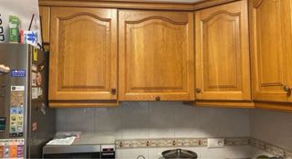 Puertas de cocina roble natural