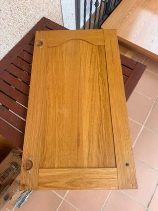 Puertas de cocina roble natural