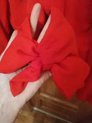 Blusa roja cruzada New Look