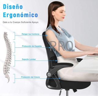 Sedia da scrivania ergonomica regolabile - Naspaluro