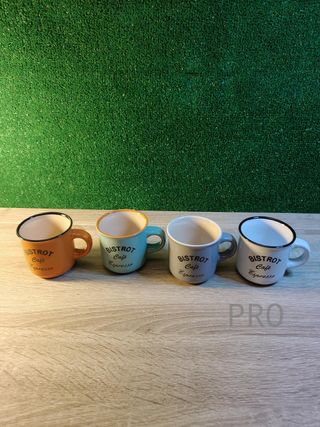 Juego Tazas Café Sin Plato Home Bistrot