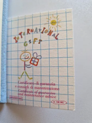 Álbum de fotos azul con elefantes