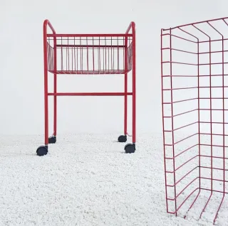 Carrito Estilo POP. Vintage, 80s.