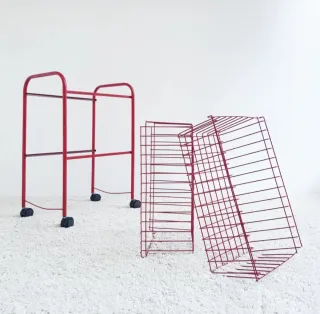 Carrito Estilo POP. Vintage, 80s.