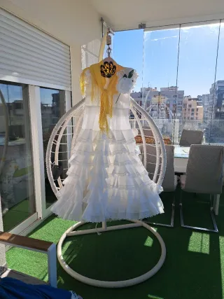 Vestido de Flamenca Blanco