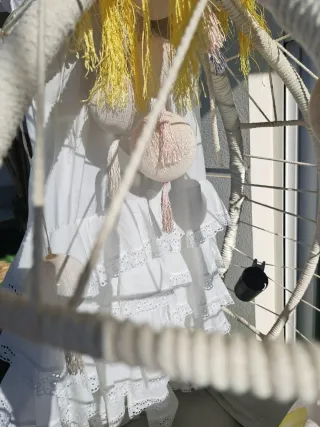 Vestido de Flamenca Blanco